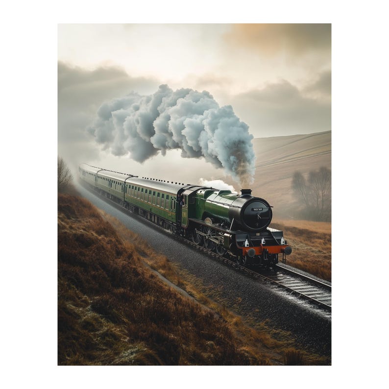 Flying Scotsman — Green Express Locomotive from Runway & Heirloom
