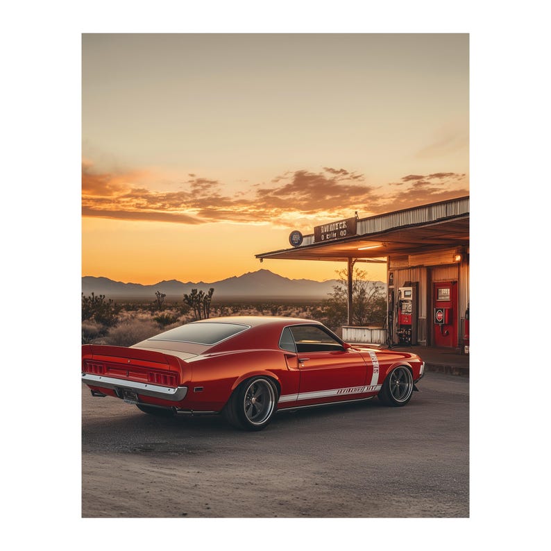 1969 Classic American Muscle Print from Runway & Heirloom