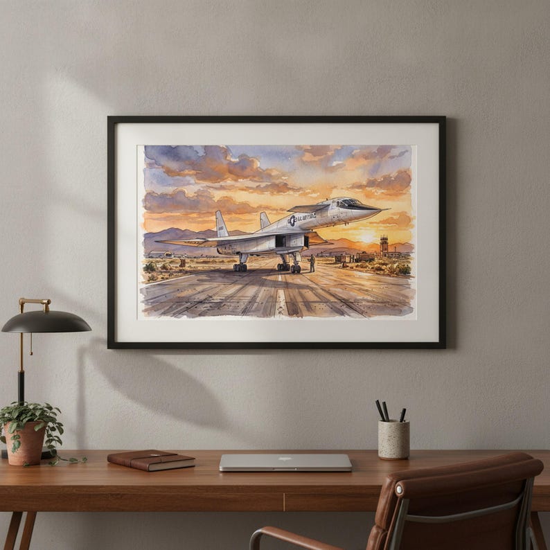 XB-70 Valkyrie — Cold War Aviation Print from Runway & Heirloom